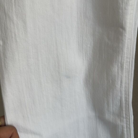 J Crew J Crew 9 Inch demi-boot crop jean in white wash‎ Womens Size 32 White - Picture 5 of 11